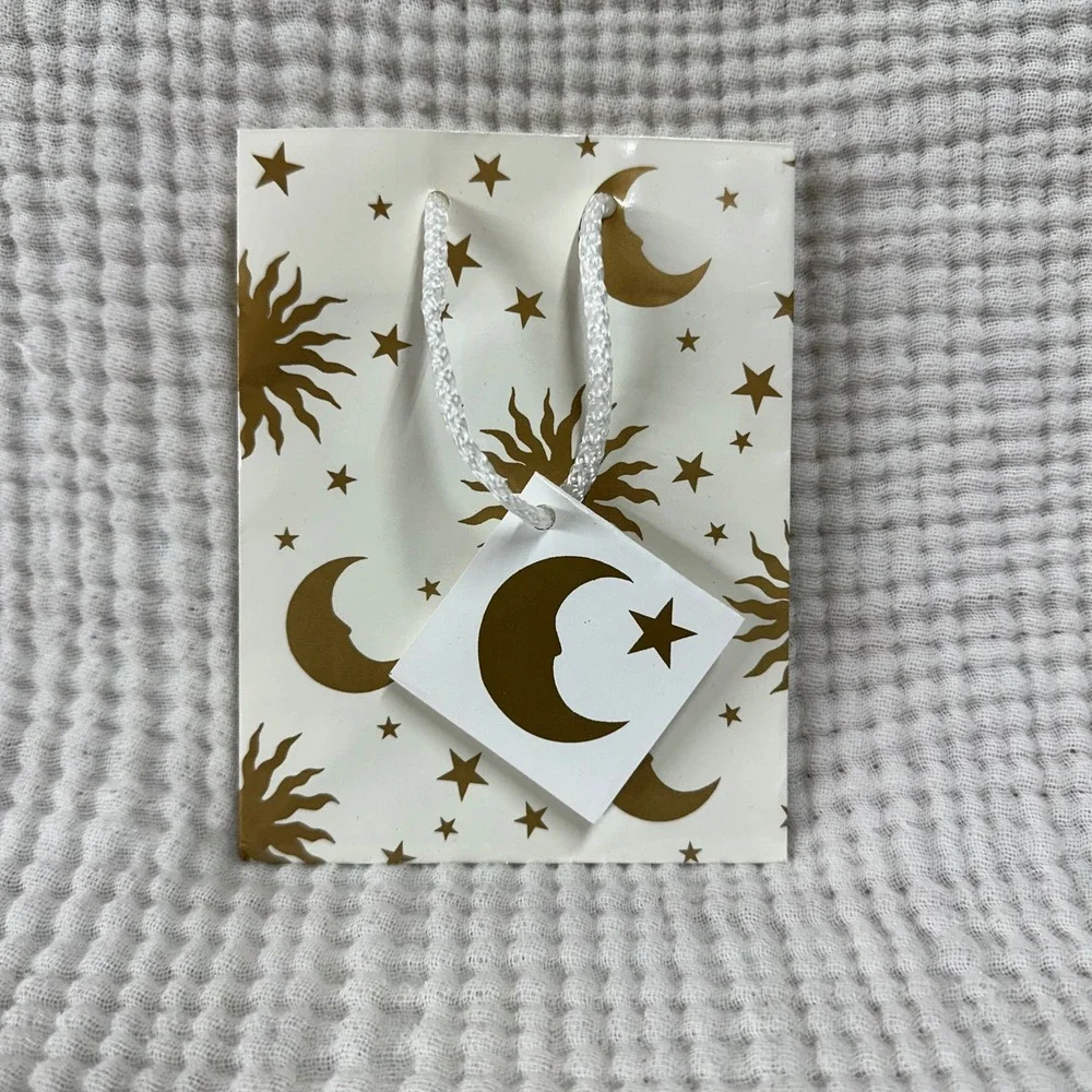©1996 90s VTG Jeanmarie Creations, Inc. Small Gift Bag celestial Sun moon stars